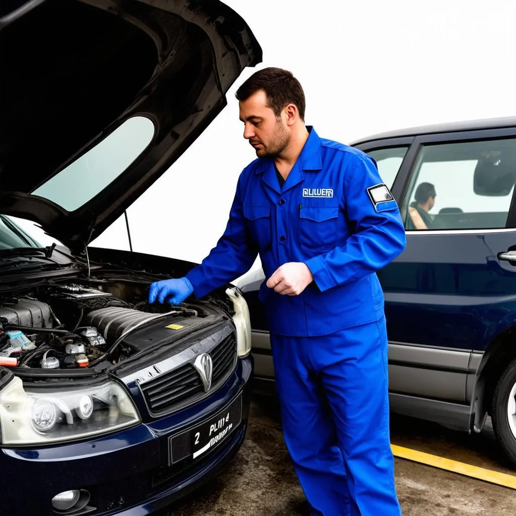 Automechaniker Motor Reparatur